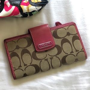Coach Pink Wallet